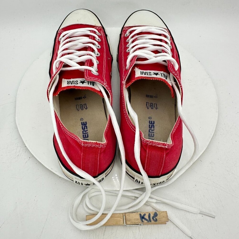 Converse Chuck Taylor All Star Ox Men Size 12 X9696 Red White Training Shoes - Picture 10 of 12